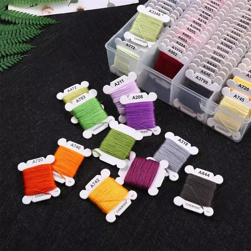 80 Fils à Broder Coton Multicolores — photo 4