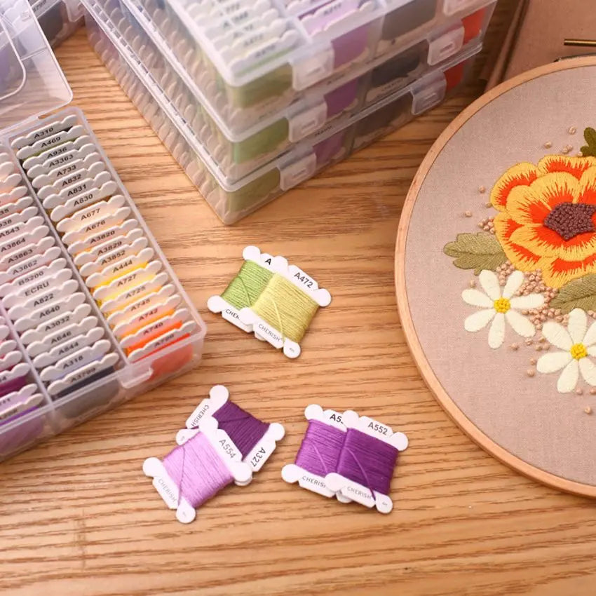 80 Fils à Broder Coton Multicolores — photo 3