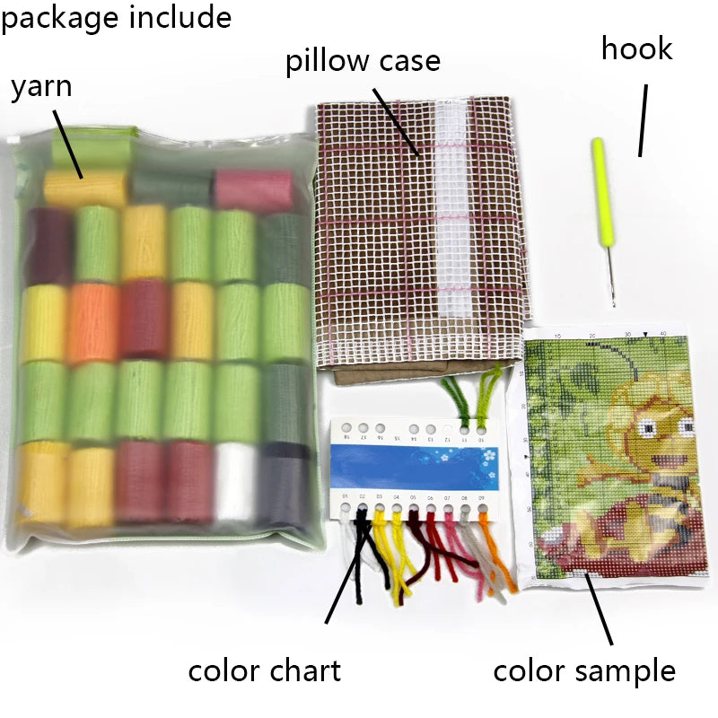 Kit Coussin Point Noué Géométrique — photo 14