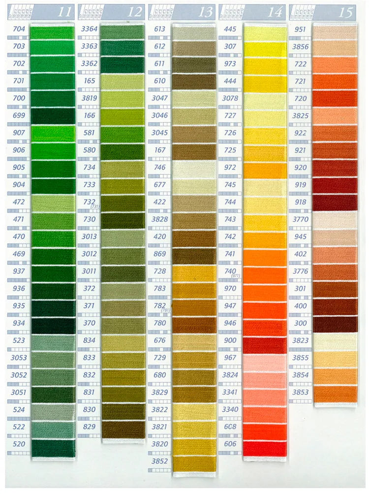 80 Fils à Broder Coton Multicolores — photo 15