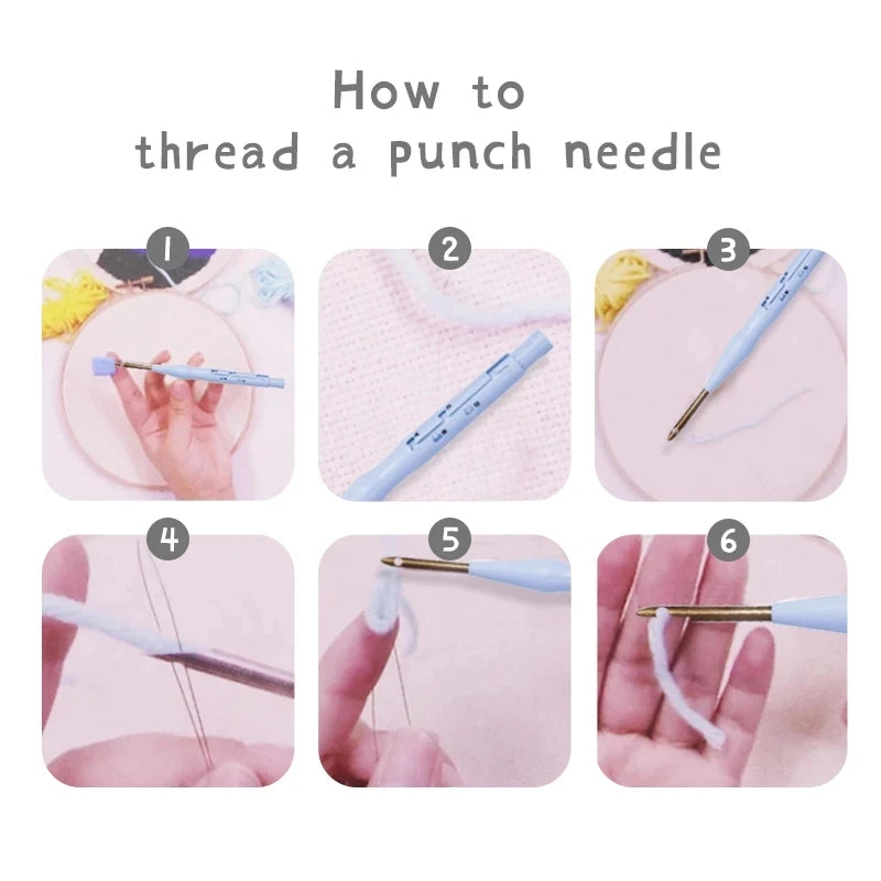 Kit Punch Needle Bouquet Floral — photo 5