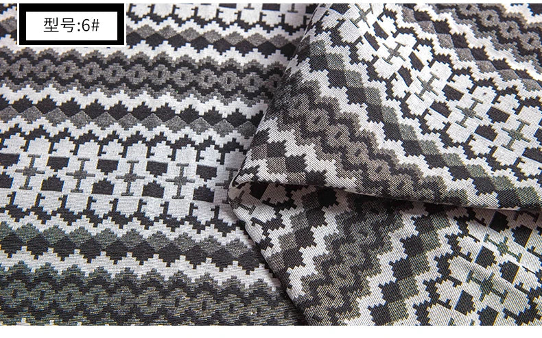 Tissu Lin Coton Ethnique au Mètre — photo 22
