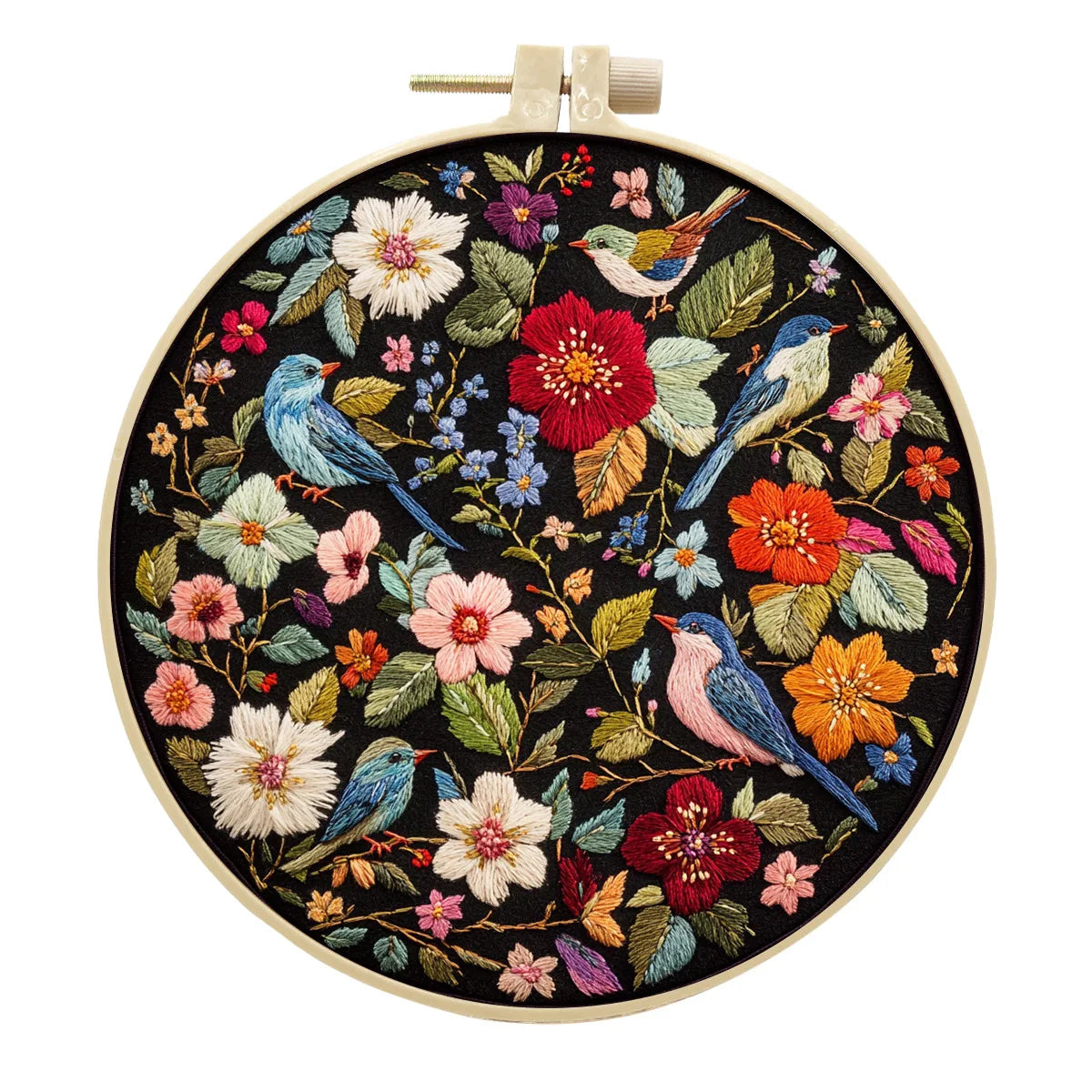 Kit Broderie Fleurs & Oiseau Débutant — photo 6