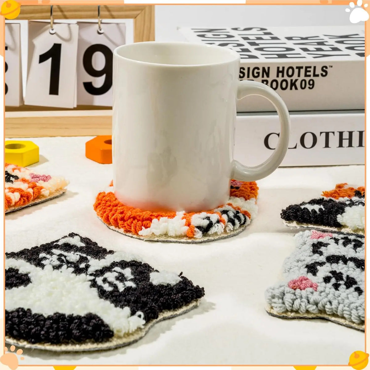 Kit 6 Sous-verres Fruits du Verger — photo 6