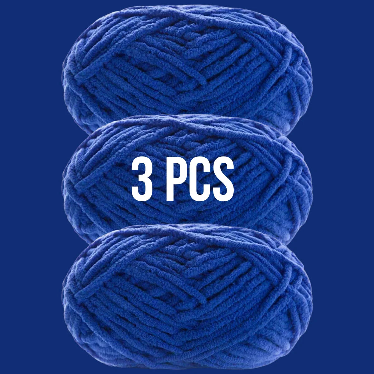Lot de 3 pelotes de laine couleur rouge écarlate vif avec logo en forme de cœur