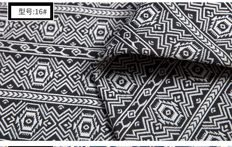 Tissu Lin Coton Ethnique au Mètre — photo 32