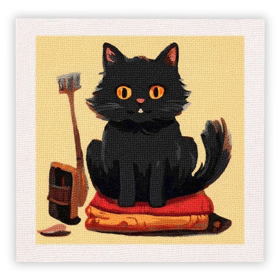 Kit Punch Needle Chat Noir 25x25 cm — photo 15