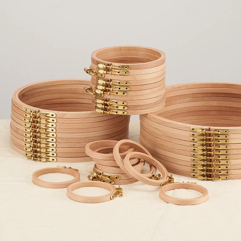 Set Tambours Ronds en Hêtre