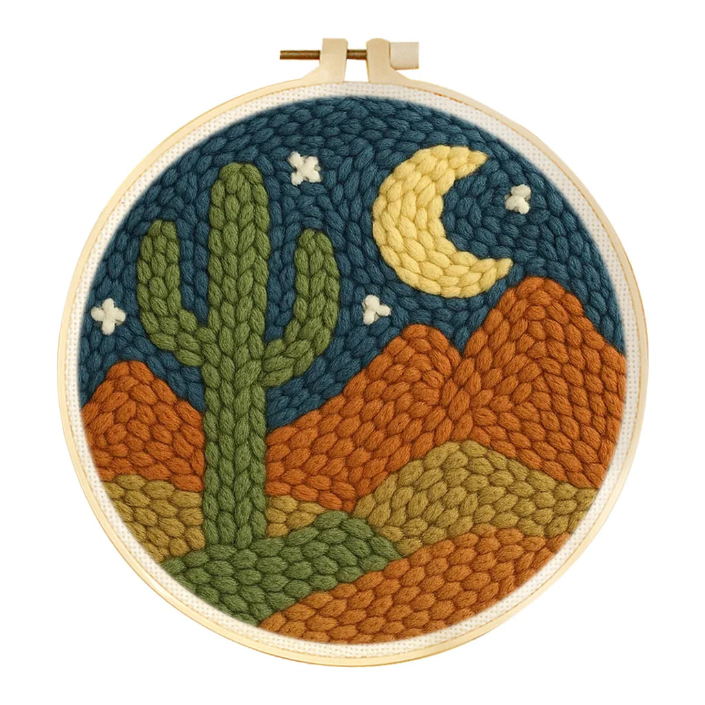 Kit Punch Needle Paysage avec Cadre & Fils — photo 23
