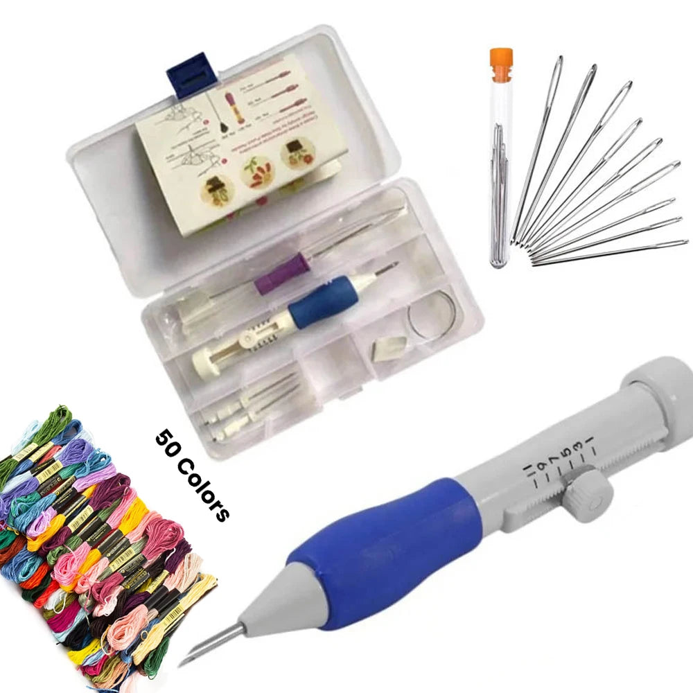 Kit Punch Needle Complet + Boîte — 50 Fils — photo 7