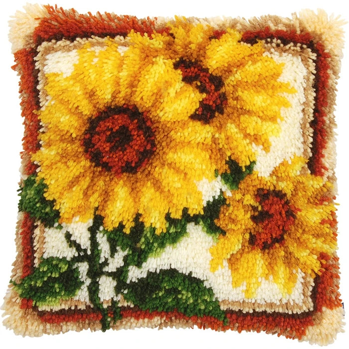 Kit Coussin Point Noué Rayures Soleil — photo 31