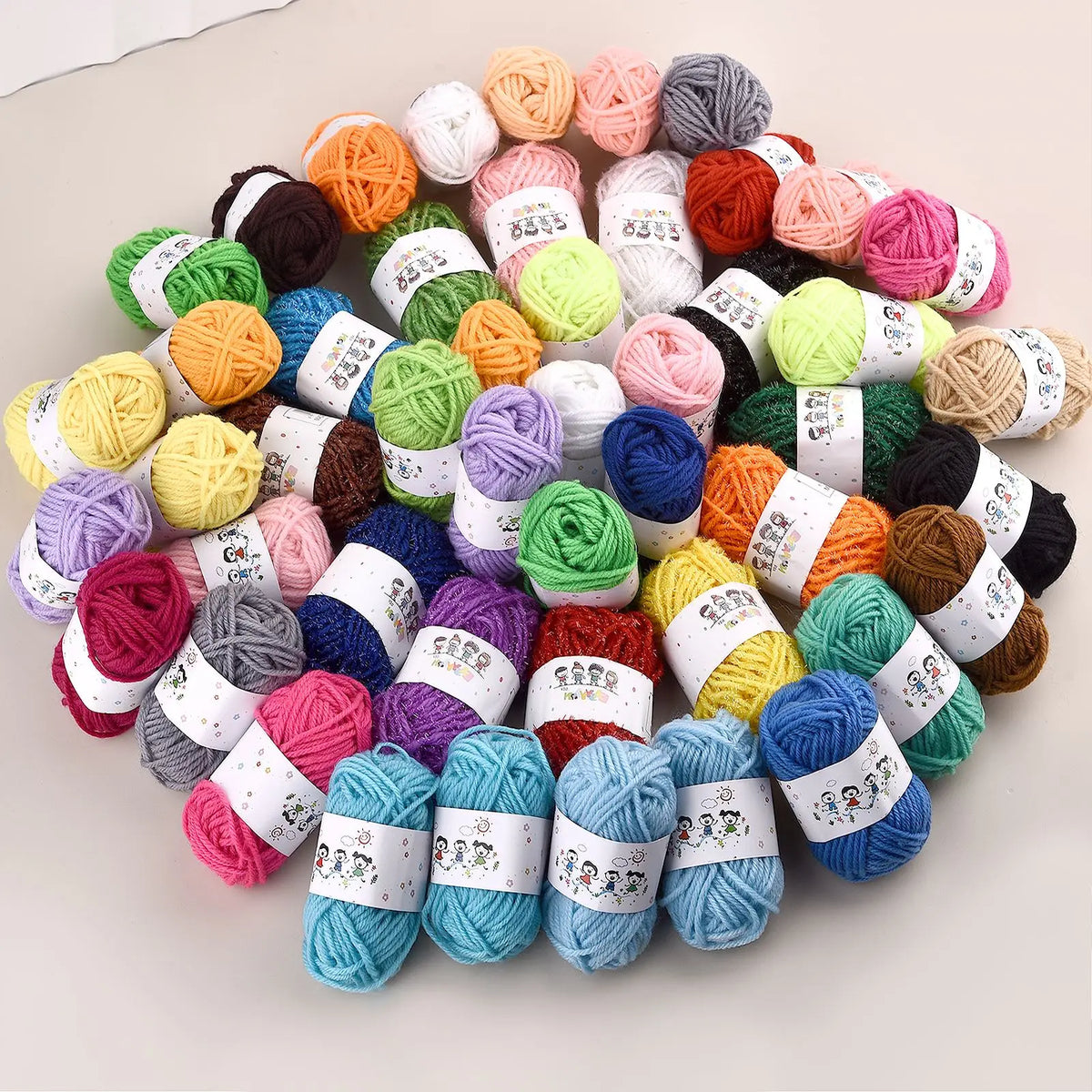 Set 12 Pelotes Colorées Enfants