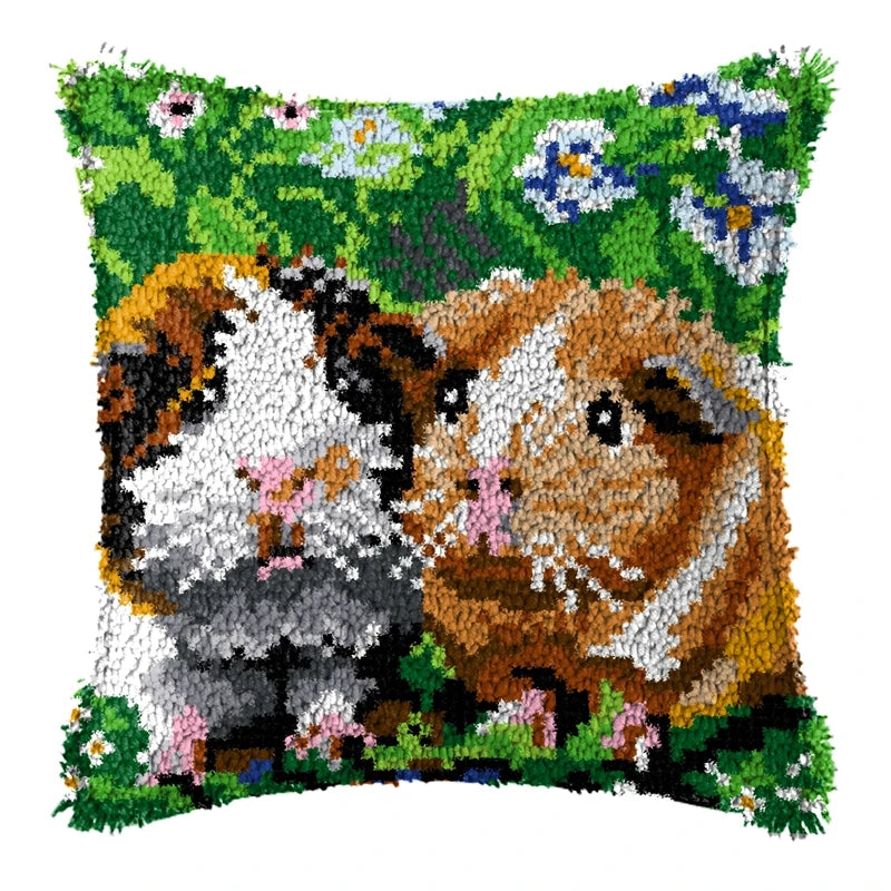 Kit Coussin Point Noué Lapin & Chat — photo 24