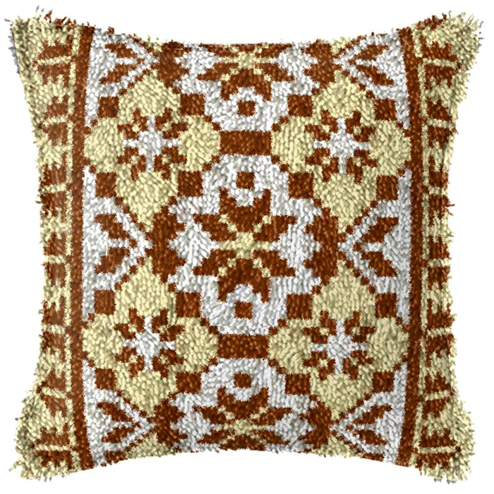 Kit Coussin Point Noué Rayures Soleil — photo 17