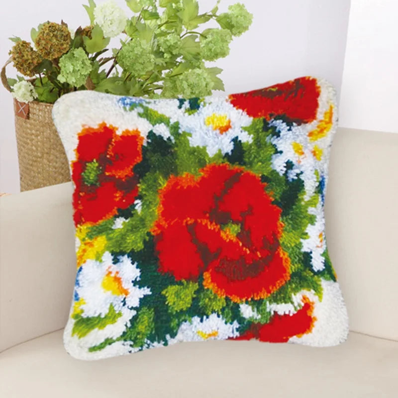 Kit Tapis Point Noué Roses — photo 42