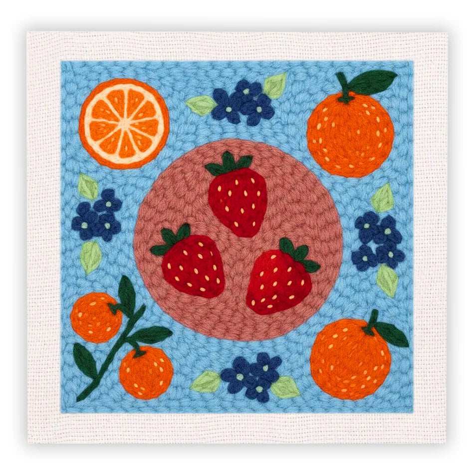 Kit Punch Needle Fruits Frais avec Cadre — photo 16