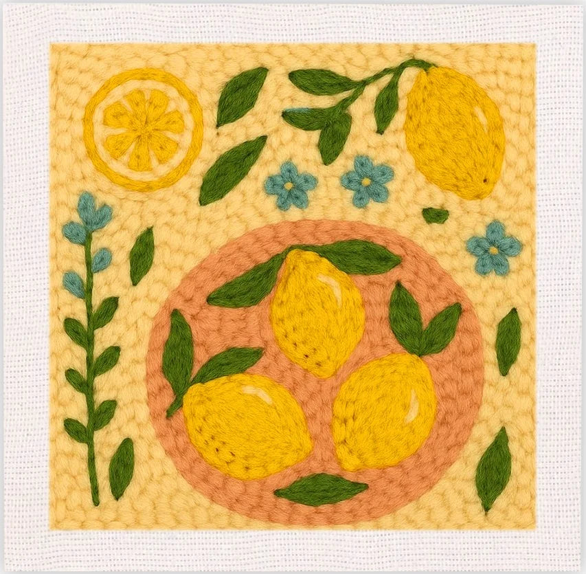 Kit Punch Needle Citrons Ensoleillés — photo 22