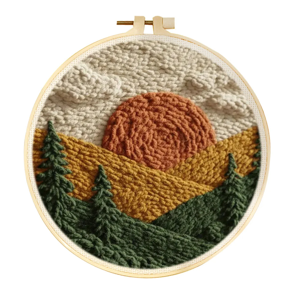Kit Punch Needle Paysage de Printemps — photo 22