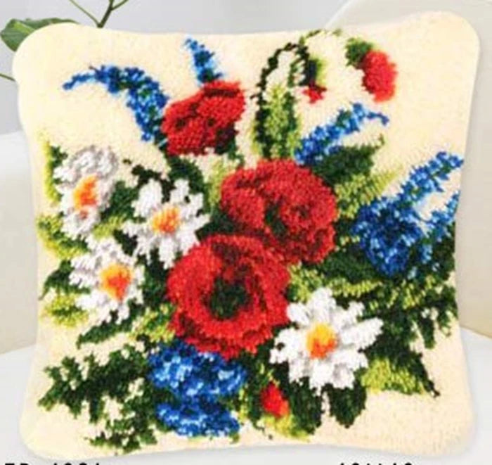 Kit Tapis Point Noué Fleurs & Papillons — photo 4