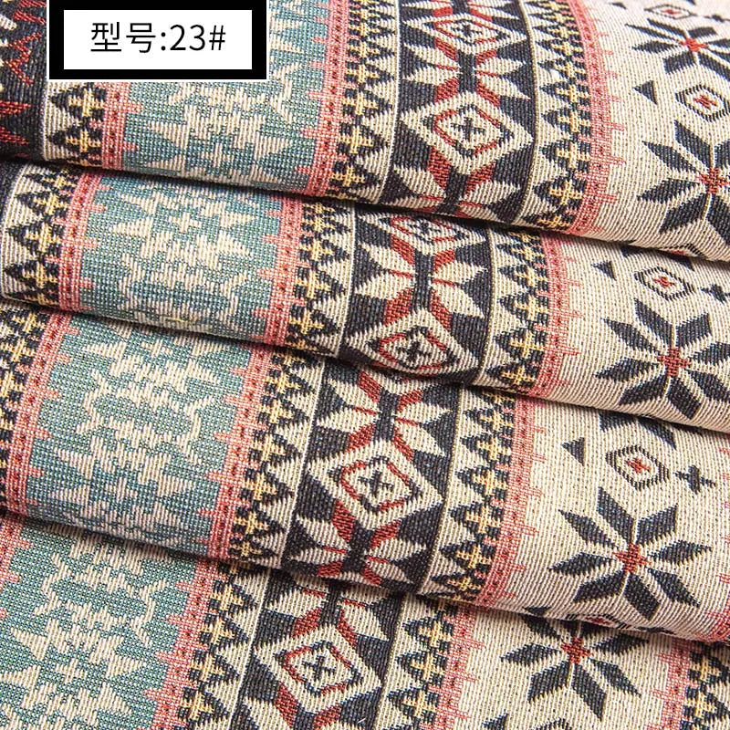 Tissu Lin Coton Ethnique au Mètre — photo 65