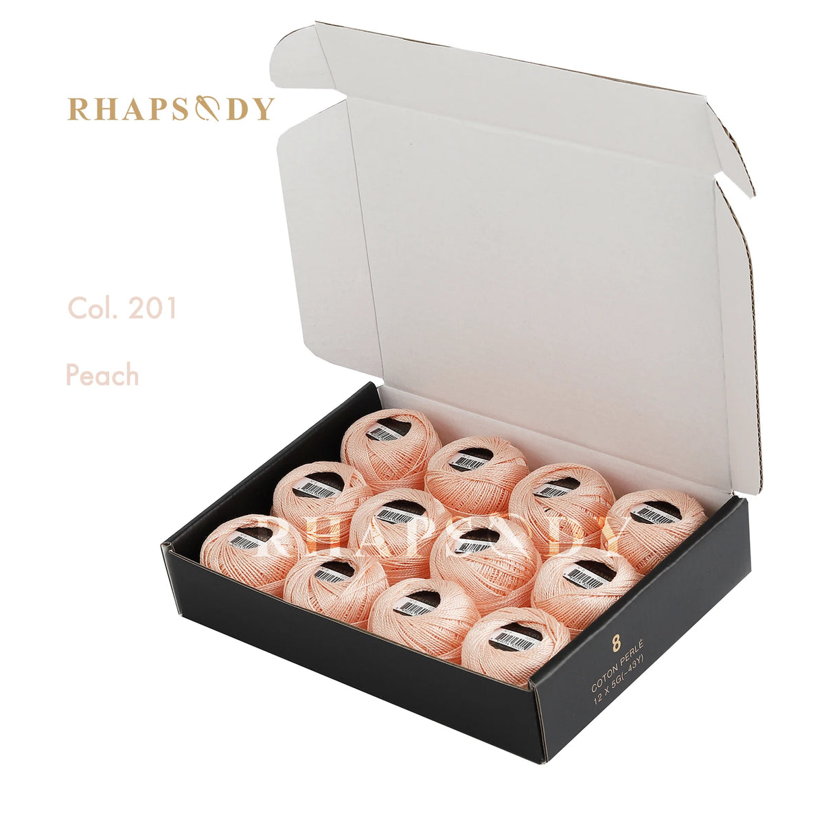 Fil Coton Perlé n°8 — Lot de 12 Boules — photo 41