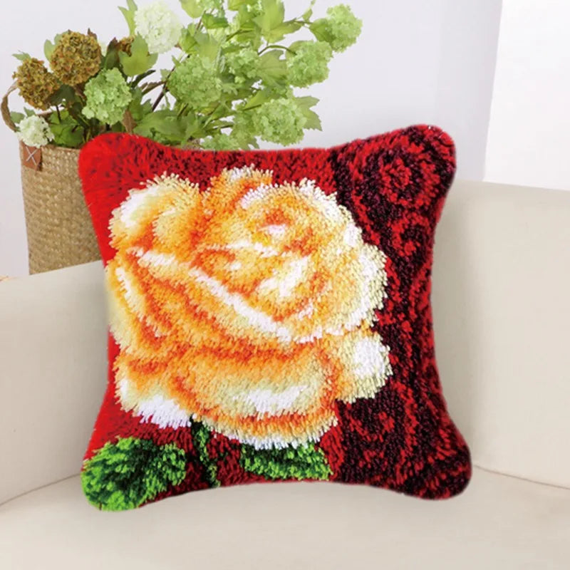 Kit Tapis Point Noué Roses — photo 31