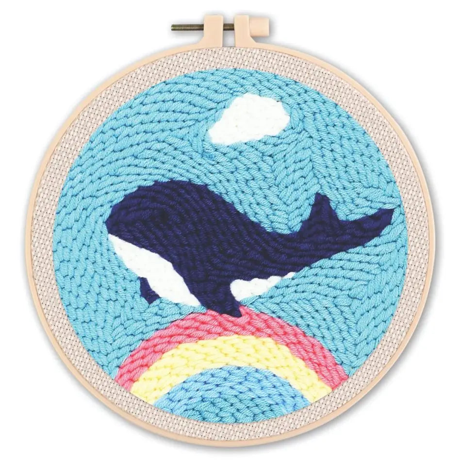 Kit Punch Needle Baleine — Déco Marine — photo 8
