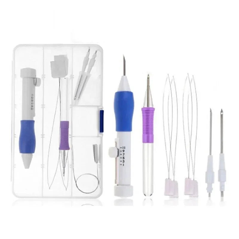 Set Aiguilles Magiques Punch Needle + 50 Fils Offerts — photo 2