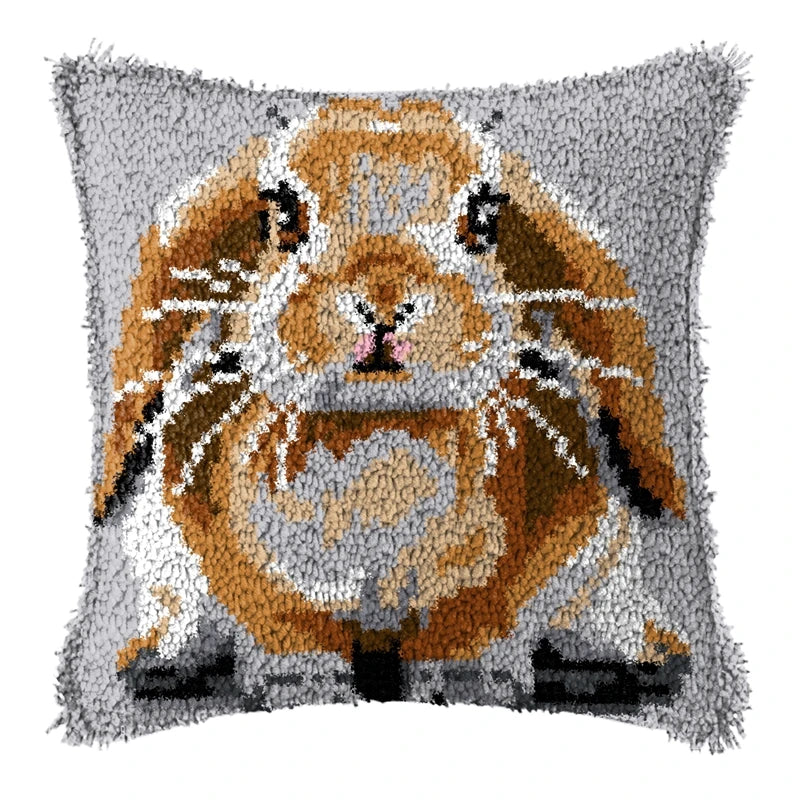 Kit Coussin Point Noué Lapin & Chat — photo 23