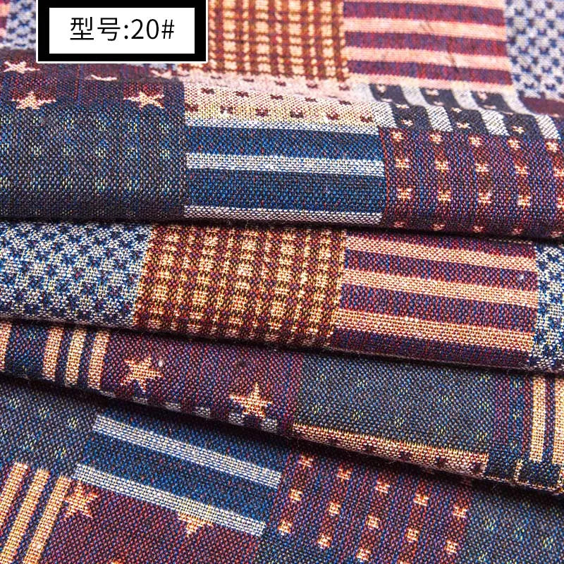 Tissu Lin Coton Ethnique au Mètre — photo 45