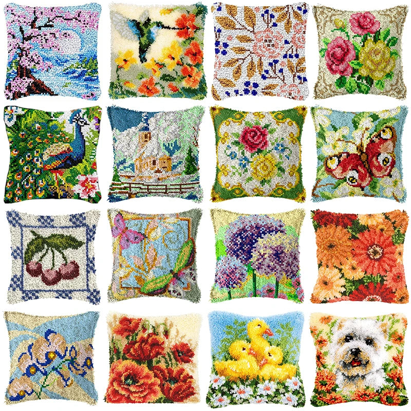 Kit Coussin Point Noué Paysage Fleuri — photo 6