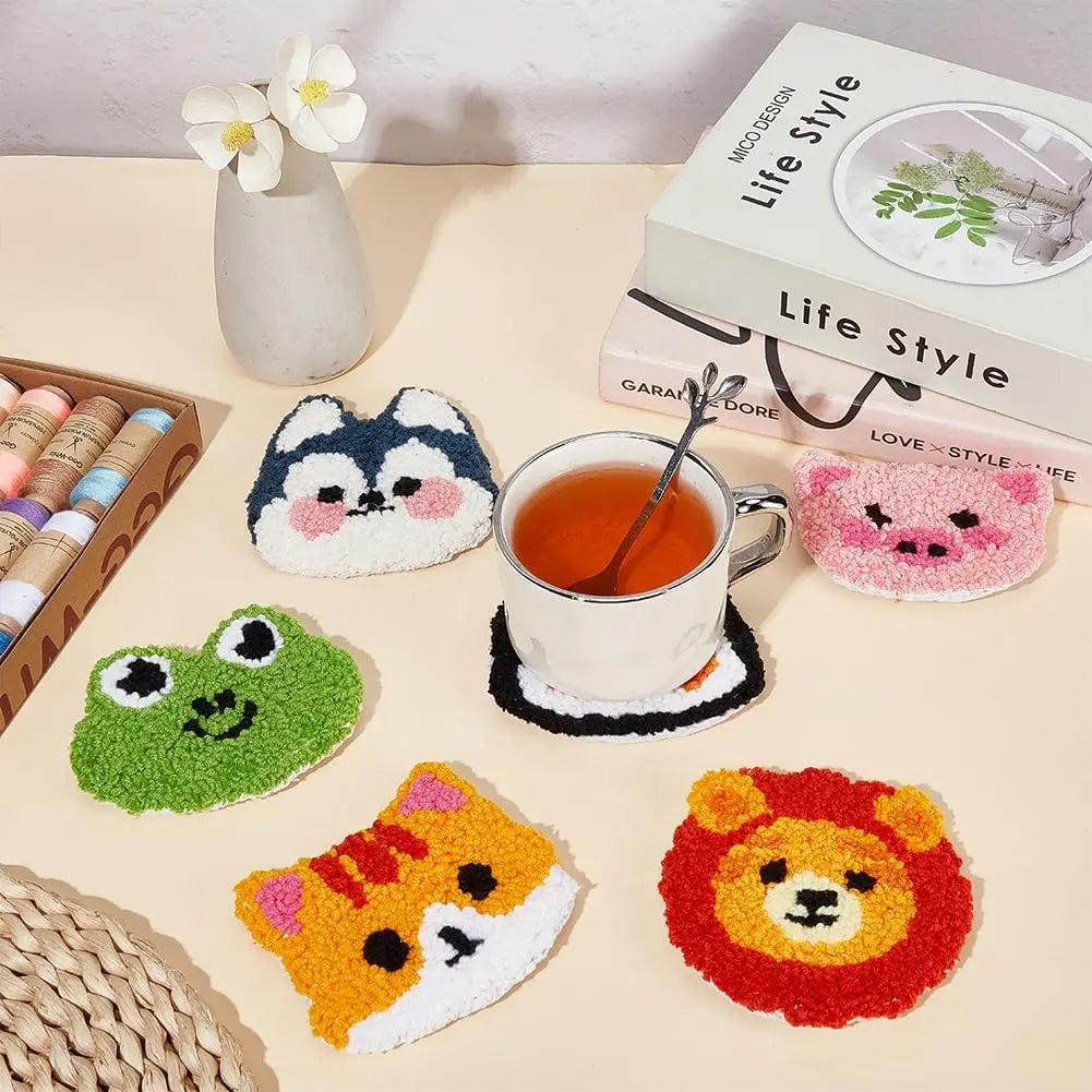 Kit 6 Sous-verres Animaux Câlins — photo 2