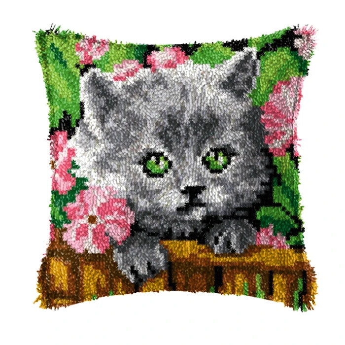 Kit Coussin Point Noué Lapin & Chat — photo 13