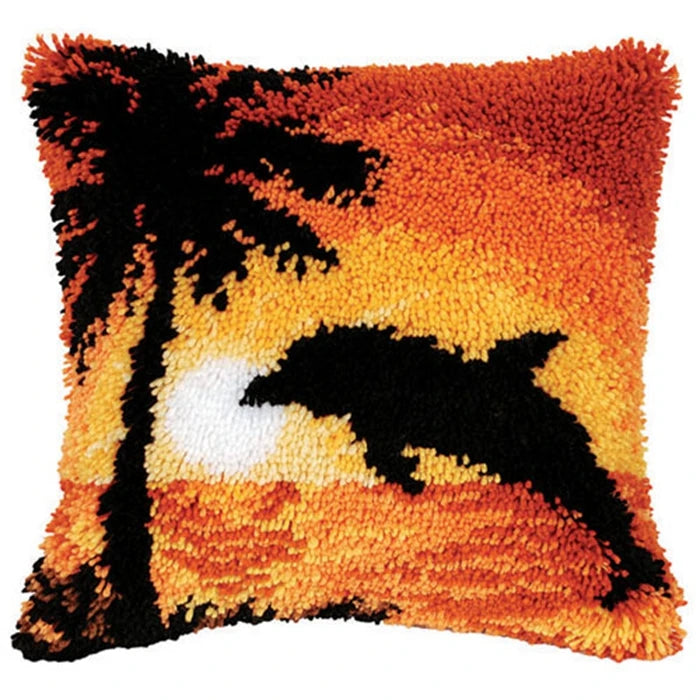 Kit Coussin Point Noué Rayures Soleil — photo 20