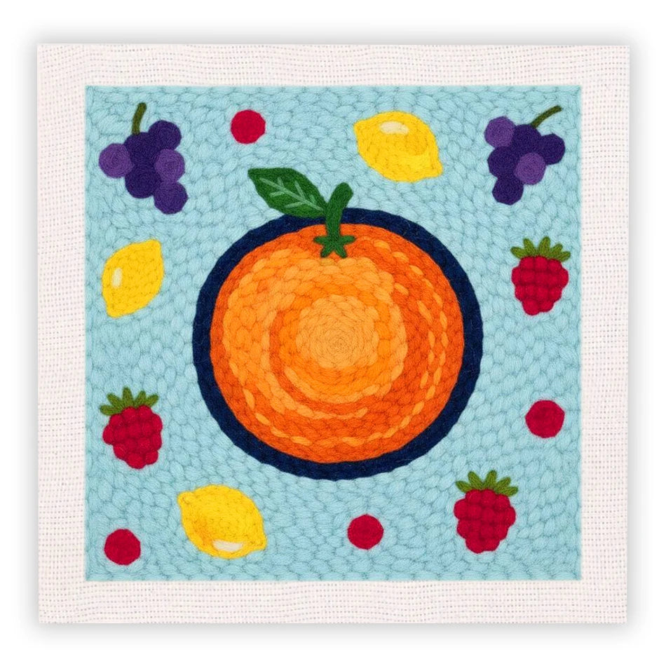 Kit Punch Needle Fruits Frais avec Cadre — photo 14