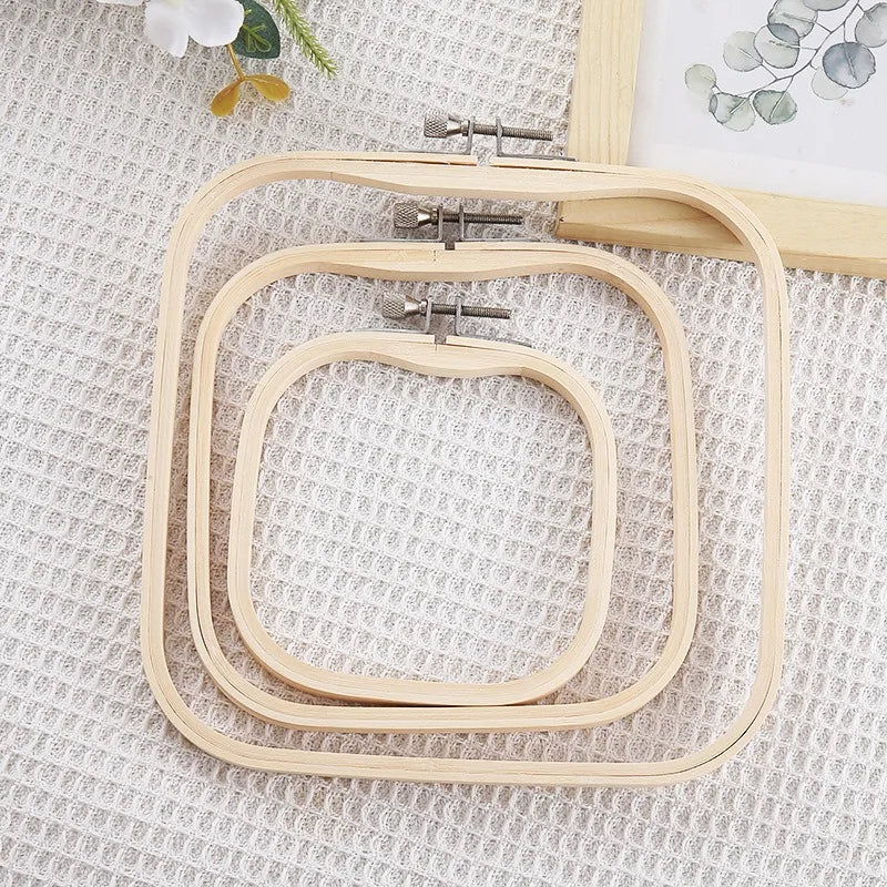 Set 3 Tambours Carrés Bambou — photo 4