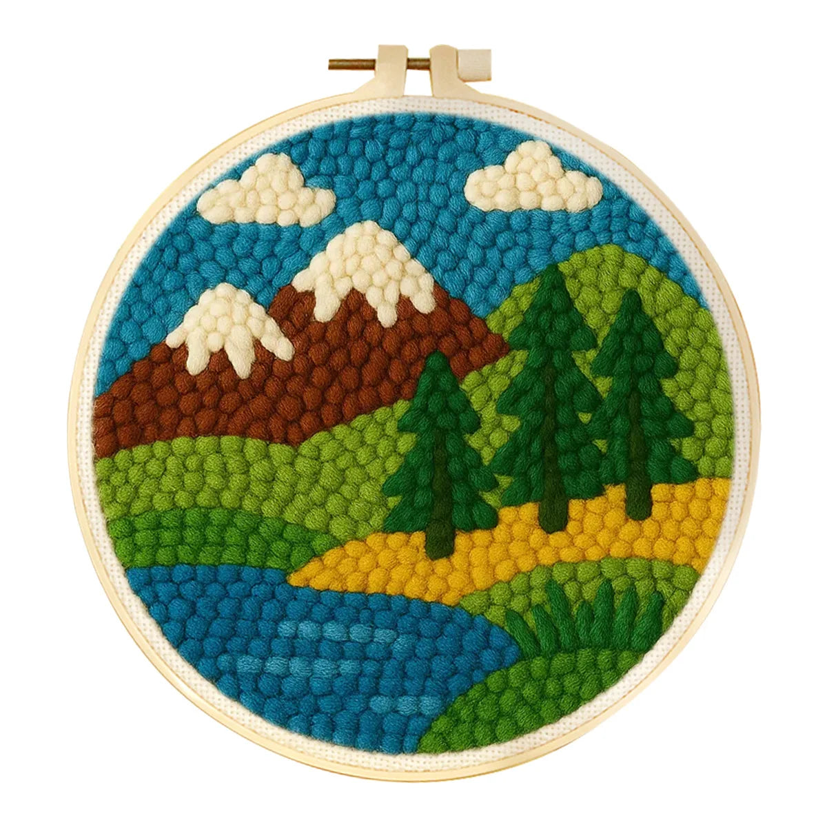 Kit Punch Needle Paysage — Montagnes & Nature — photo 7