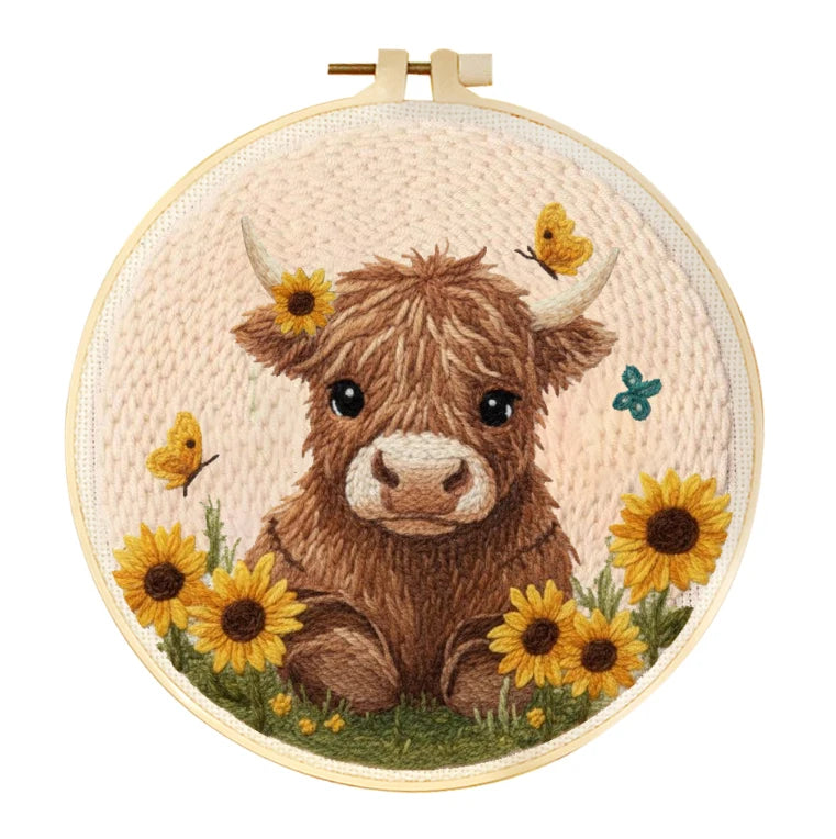 Kit Punch Needle Vache Mignonne — photo 22