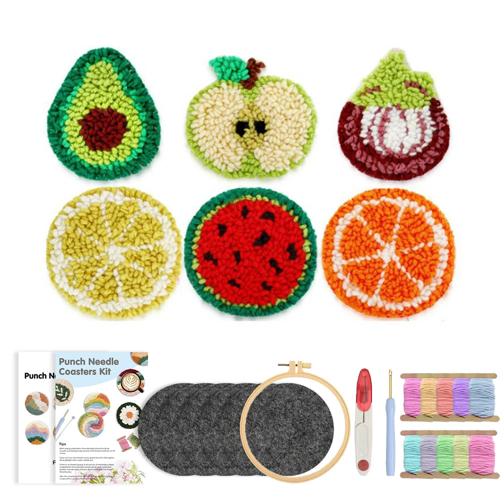 Kit 6 Sous-verres Fruits du Verger — photo 10