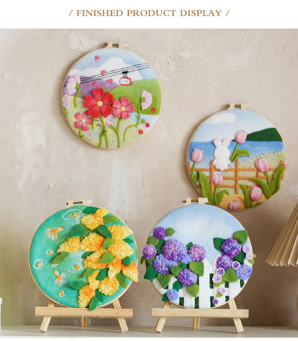 Kit Peinture en Laine avec Cadre — photo 15