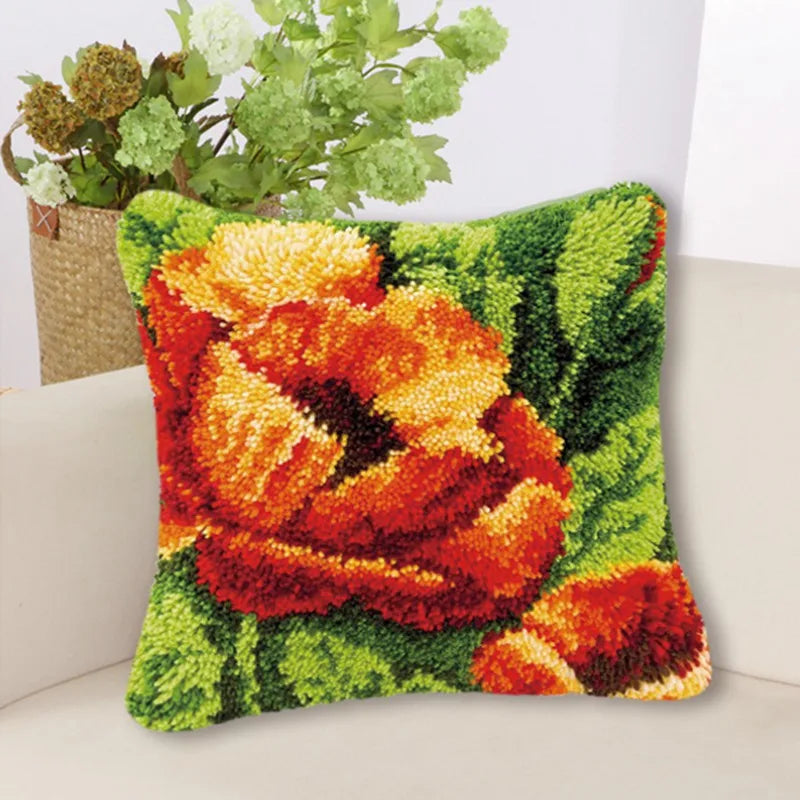 Kit Tapis Point Noué Roses — photo 41