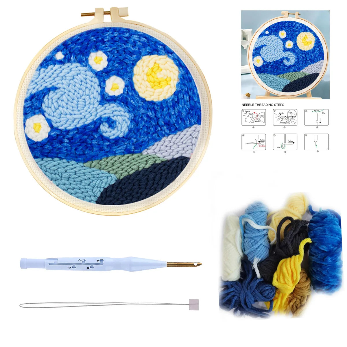 Kit Punch Needle Animaux Cartoon — photo 9