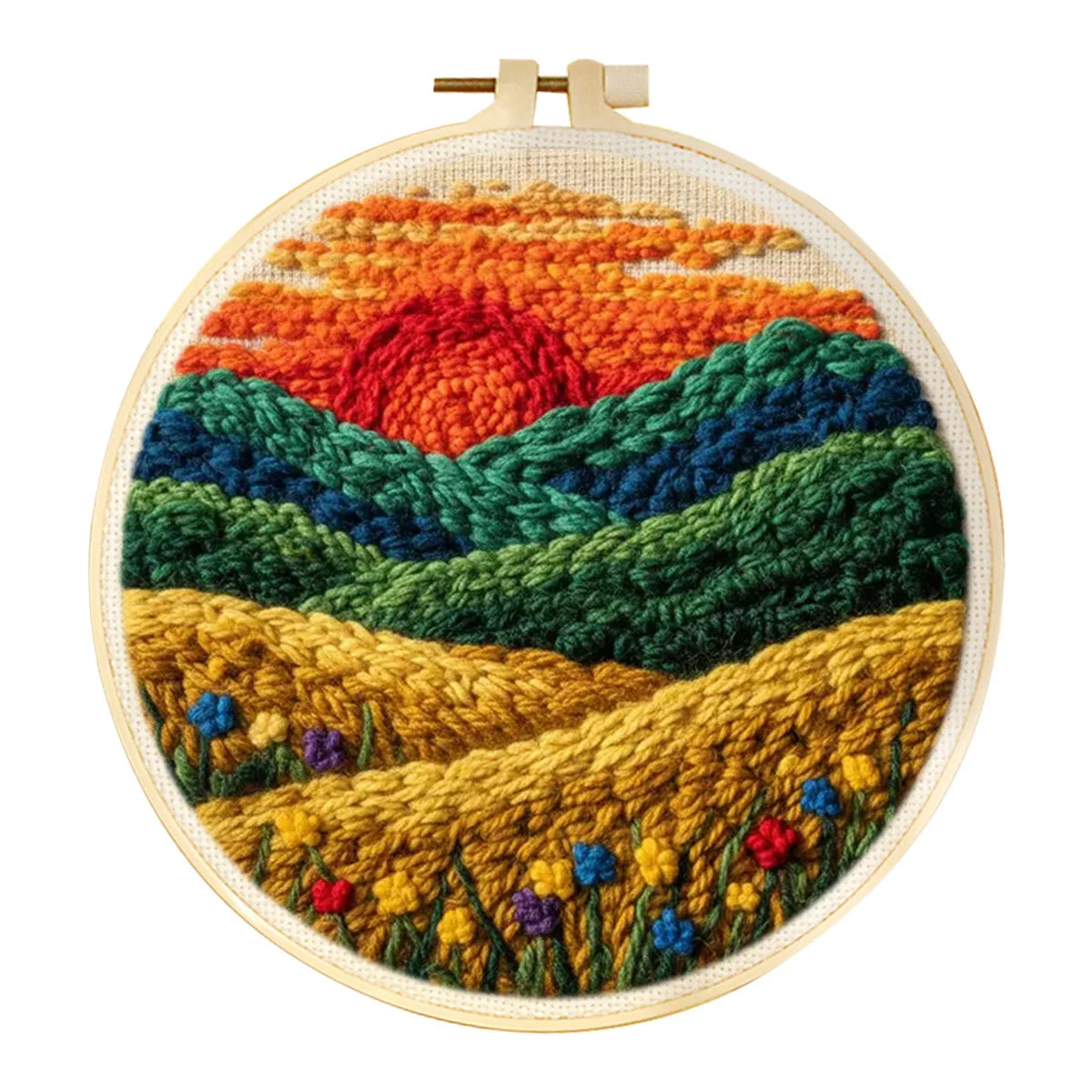 Kit Punch Needle Paysage avec Cadre & Fils — photo 22
