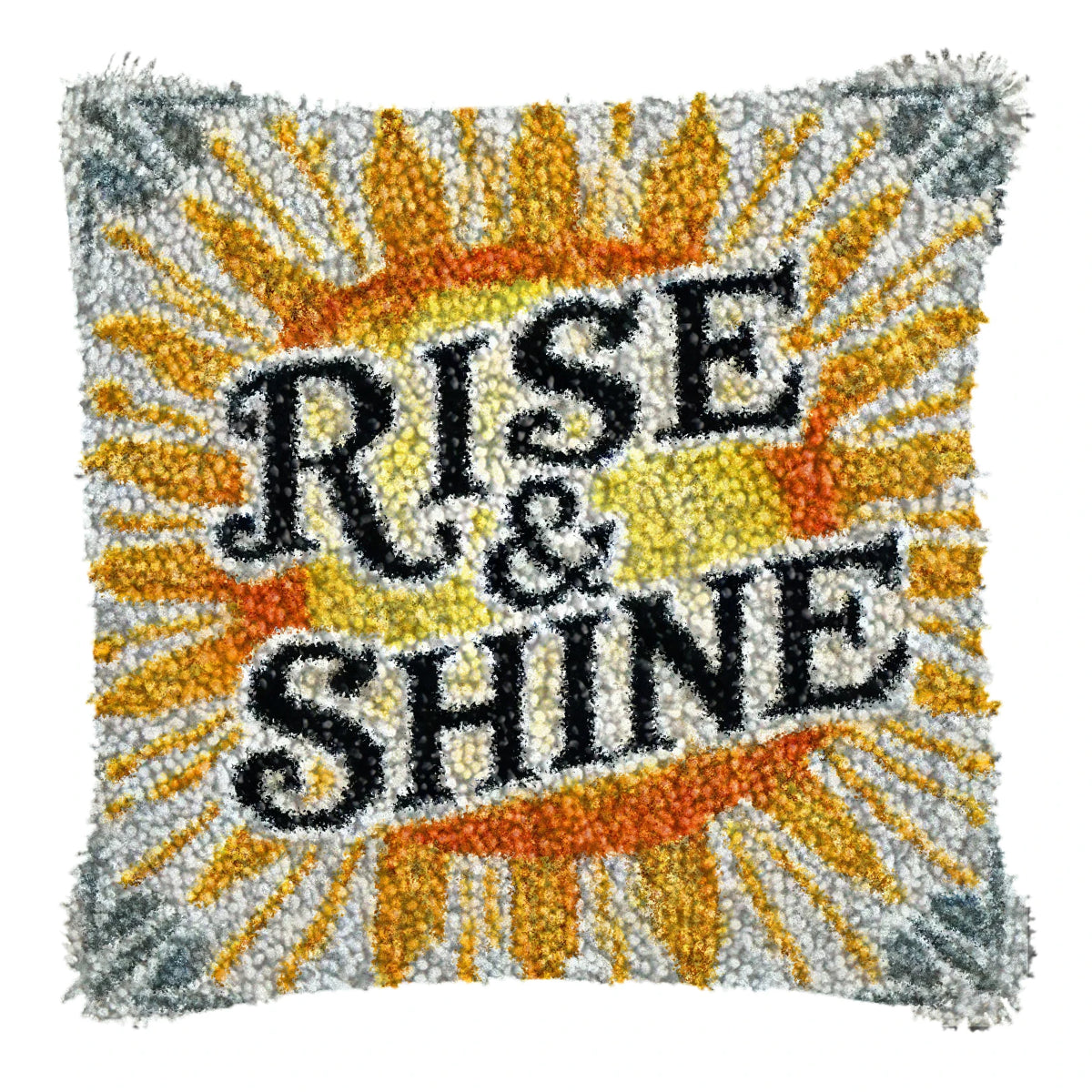 Kit Coussin Point Noué Rayures Soleil — photo 11