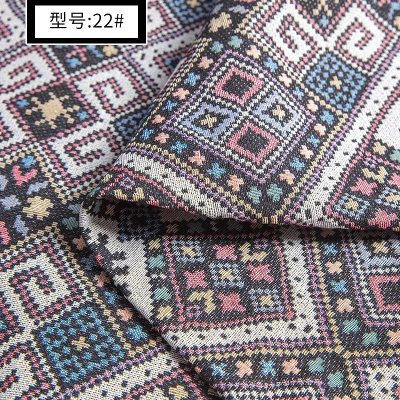 Tissu Lin Coton Ethnique au Mètre — photo 43