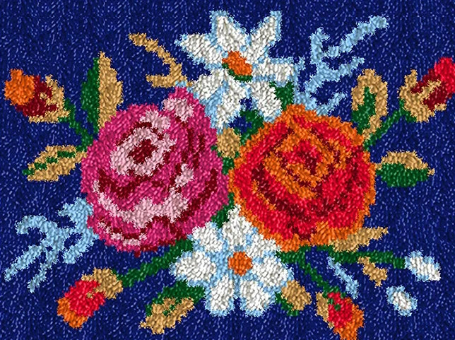Kit Tapis Point Noué Fleuri — photo 16