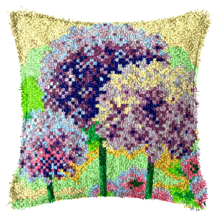 Kit Coussin Point Noué Mandala Fleuri — photo 2