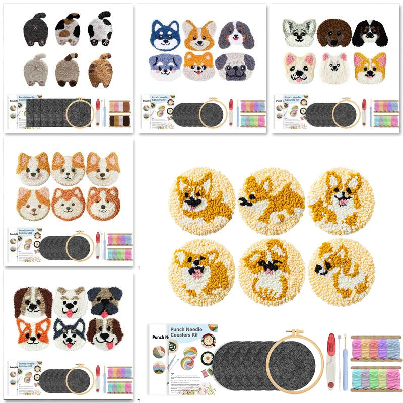 Kit 6 Sous-verres Toutous