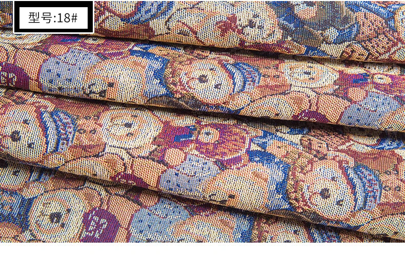 Tissu Lin Coton Ethnique au Mètre — photo 34