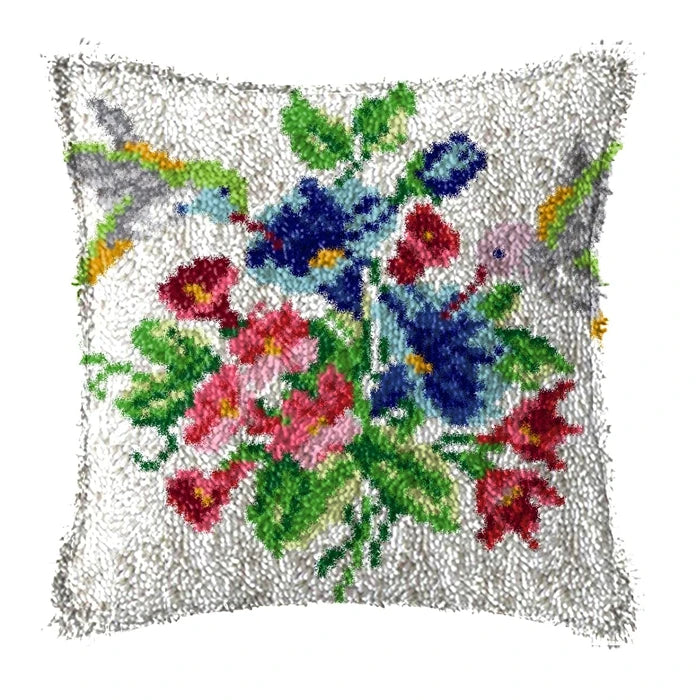 Kit Tapis Point Noué Fleurs & Papillons — photo 16
